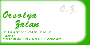 orsolya zalan business card